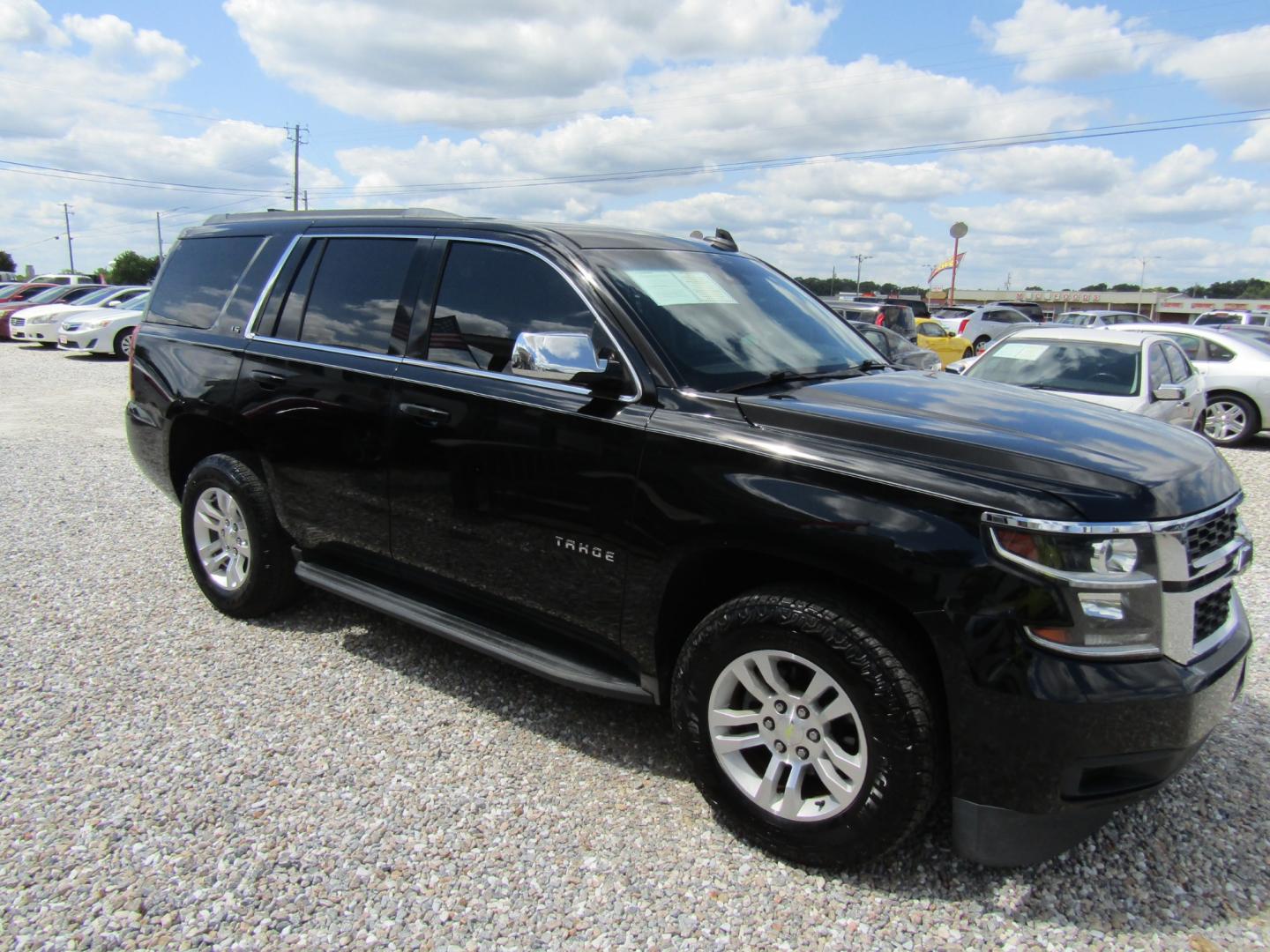 2016 Black /Tan Chevrolet Tahoe LS 2WD (1GNSCAKC1GR) with an 5.3L V8 OHV 16V engine, Automatic transmission, located at 15016 S Hwy 231, Midland City, AL, 36350, (334) 983-3001, 31.306210, -85.495277 - Photo#0